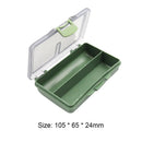 Fishing Tackle Bait Box Fish Lure Hook Bait Container Equipment (2 Grid)
