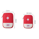 Medicine Bag Outdoor Camping Emergency First Aid Kit Mini Pill Case (Red S)