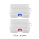 spskdian PP Empty Box Transparent Plastic Rectangular PP Box with Lid Klei