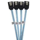 4pcs/set SATA III SAS Data Cable for Server SATA 7 Pin to SATA 7 Pin (0.5m)