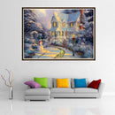 5D Door Snowman Diamond Painting Embroidery DIY Cross Stitch Home Decor