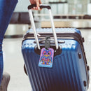 DIY Special Shaped Diamond Painting Bird Pattern Embroidery Leather Luggage Tag