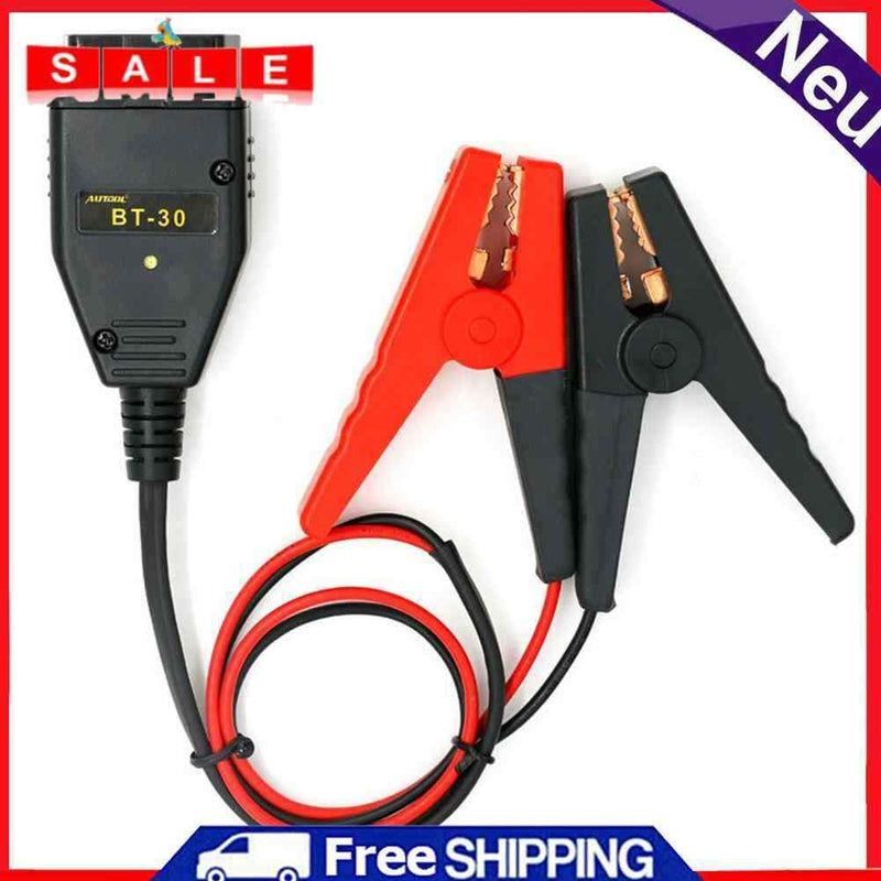 2pcs BT-30 Car OBD2 Battery Replacement Tool Emergency Power Supply Cable
