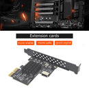 ASM3142 Chip 10Gbps USB3.1 Type-E Riser USB2.0 PCI-E 3.0 X2 Adapter (Right)