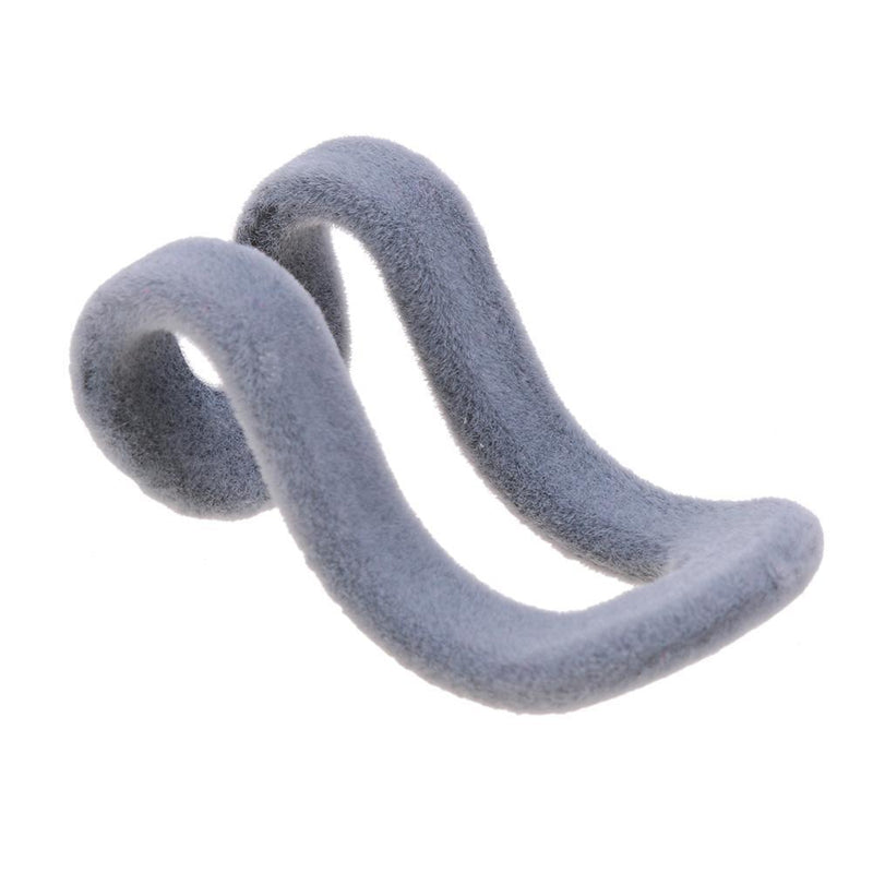 10pcs Save Space Mini Non Slip Flocking Hanger Hook Connection On