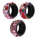 Mini Claw Ring Plastic Ponytail Holder Headband Crystal Hairband Hair Clip