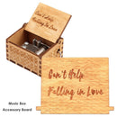 Wooden Board for Hand Cranked Music Box Accessory Xmas Gift Birthday Party Decor