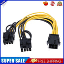 5pcs 6Pin Port to Dual 8(6+2)Pin Port Splitter Power Cable for Cards