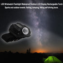 Zeitanzeige Armbanduhr Taschenlampe XPE LED wasserdichte Outdoor-Sport-Taschenla