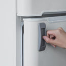 2pcs Self-adhesive Sliding Door Handles Interior Window Pull Knobs (Grey)