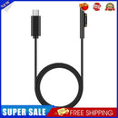 Type-C PD Charging Cable for Microsoft Surface Pro 7 6 5 4 3 (1.5m Black)