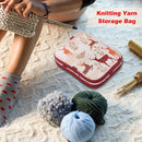 Knitting Yarn Storage Bag Case Crochet Hook Thread Organizer Holder Sewing
