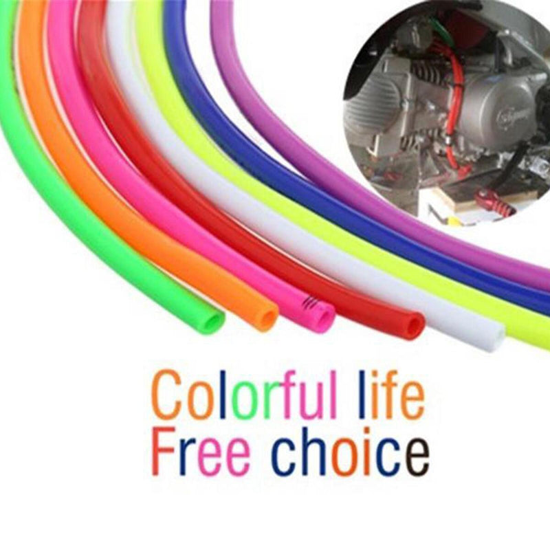 1M Braided Rubber Fuel Hose Gasoline Fuel Pipe Oil Line N Petrol Tubing X6X3