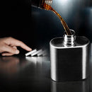1oz 28ml Portable Mini Stainless Steel Flask Wine Bottle with Keychain Newly