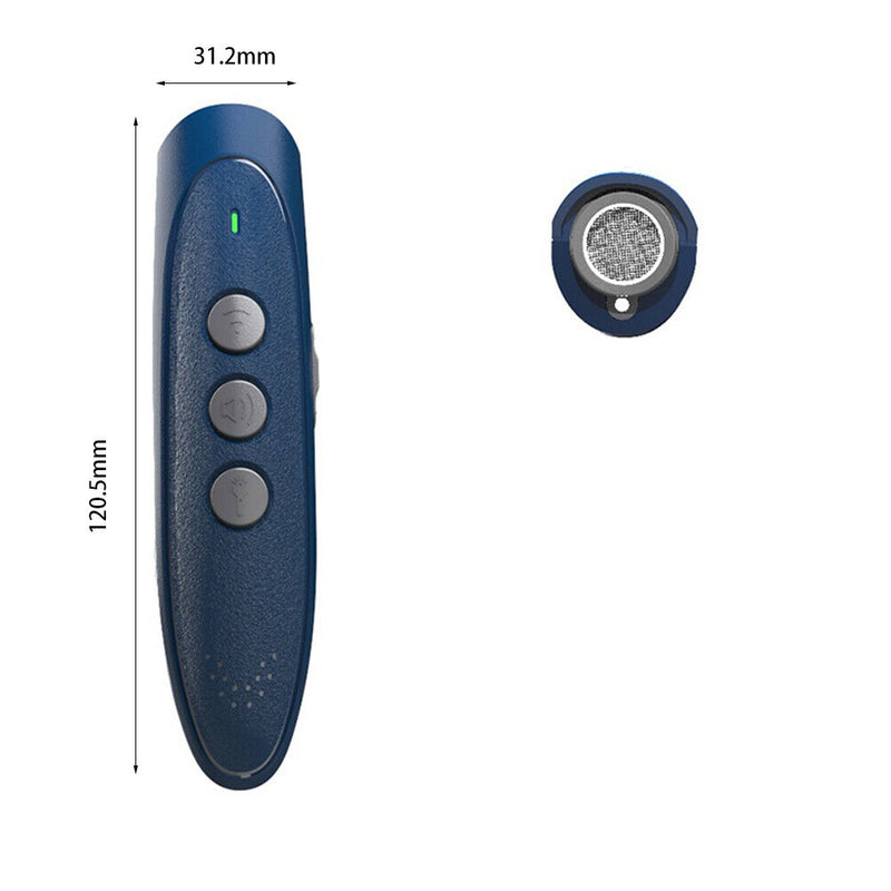 Ultrasonic Dog Repeller Anti Barking Pet Chaser Training Device (Navy Blue)