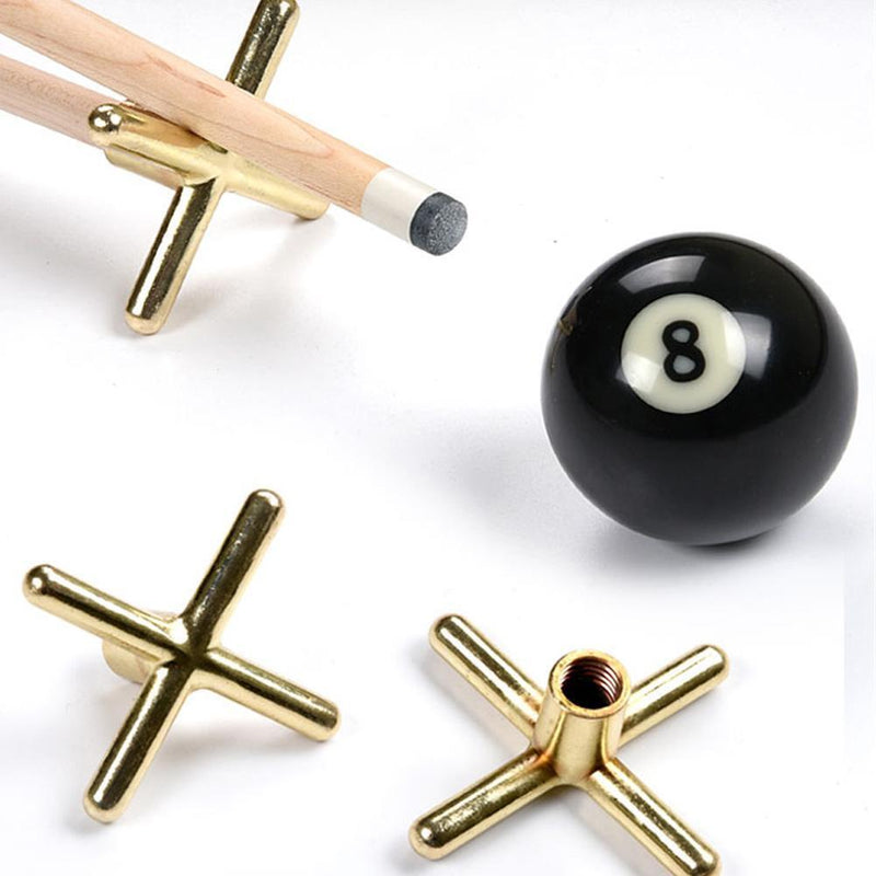 2pc Brass Bridge Head Pool Cue Stick Frame Pole for Snooker Billards 9 Ball