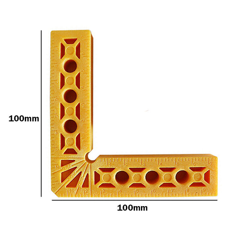 90 Degrees Carpenter Woodworking Square Corner Clamp Right Angle Ruler (A) Newly