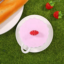 Silicone Heat-resistant Dust-proof Sealed Cup Lid Wrap Cover (Strawberry)
