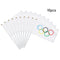 Desk Decor Fade Resistant Hand Flag Olympics Style Held Flags Five Ring Pattern