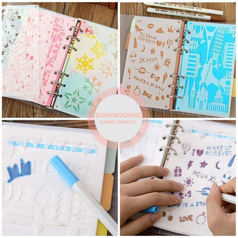 DIY Craft Scrapbooking Layering Stencils Constellations Embossing Template