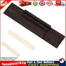 Ivory ABS Nut and Saddle Slotted + 110mm Rosewood Bridge for Ukulele Parts Newly
