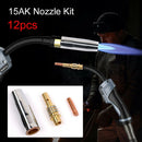Soldering Tool Conductive Contact Tips MIG Welding Nozzle Kit Torch Consumables
