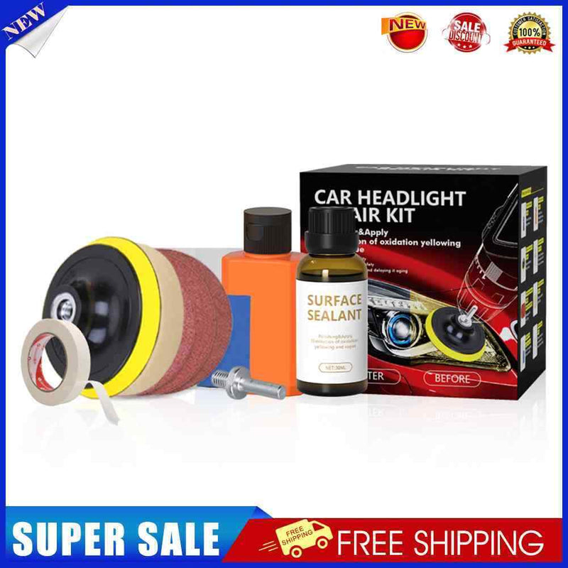 #A Headlight Restoration Polishing Kits Auto Headlamp Lens Polisher Repair Tool