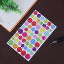 6pcs/set Colorful DIY Scrapbooking Diary Photo Album Stickers(Circle)