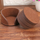 10pcs Felt Table Drink Mats Coaster Placemat Heat Protection Coffee Mug Cup Pads