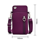 7in Outdoor Universal Phone Arm Shoulder Bag Multifunctional (Burgundy) Newly