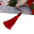 Printed Table Flag Embroidered Table Cloth Runner Christmas Party Decorations