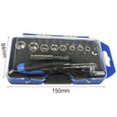 23pcs Sleeve Screwdriver Ratchet Wrench Socket Spanner Drill Repair Tool Newly