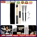 Drum Stick Set Professional Rod Drum Brushes for Jazz Folk Acoustic Music Lover