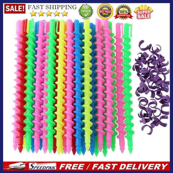 Long Spiral Hair Perm Rod Hairdressing Styling Curler Rollers (04 30pcs)