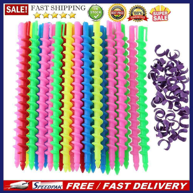Long Spiral Hair Perm Rod Hairdressing Styling Curler Rollers (04 30pcs)