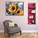 5D Diamond Painting Kit Flowers Full Round Drill DIY Crafts Mosaic Home Picture