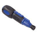 Anti-slip Handle Big Torque Electric Screwdriver USB Charging Drill (Blue) Newly