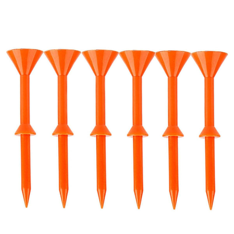 50x Golf Tees Plastic 3.25 Inch Long Golf Tees Unbreakable Colored Golf Tees.