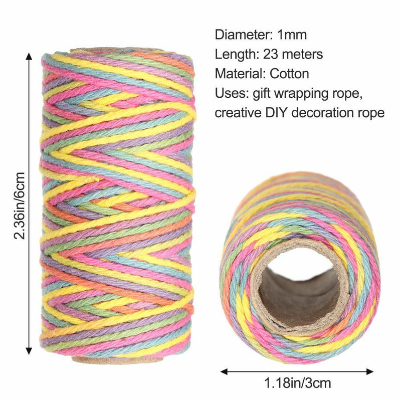 DIY Cord Gift Packing Sewing Cords Twine String Cotton Tapestry Decoration Rope