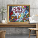 Handmade Part Drill Bird Letter 5D Special Shaped DIY Diamond Painting Kit Gift