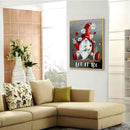 Diamond Round Drill DIY Christmas Goblin Picture 5D Full Painting Kit Room Decor