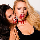 Style Party Dress Red Blood Drip Necklace Punk Choker Halloween Deathrock