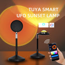 RGB 16 Colors UFO Sunset Lamp App Control Angle Adjustable Home Projector Newly