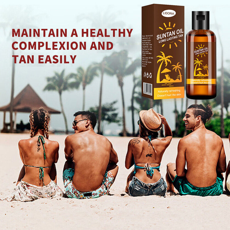 Tanning Lotion Oils Body Bronzer Self Tanning Suntan Sexy Solarium Beach Tan