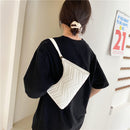 Women Solid Color Shoulder Underarm Bag Fashion Ladies Small PU Hobos Handbags