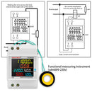 LCD Digital Display Voltage Current Frequency Meter KWH Energy Frequency Me
