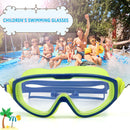 Children Goggles Waterproof Anti-fog Swimming Snorkeling Glasses (Green) Newly