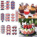 Anniversary Party Decorations Platinum Jubilee Cake Toppers Queen Elizabeth