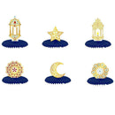 Paper Muslim Eid Mubarak Ramadan Table Decor Dessert Decor Table Pastry J1T6