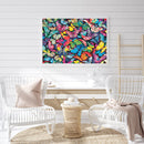 Color Butterfly Canvas DIY Oil Wall Picture Hand Painted Painting By Numbers Kit